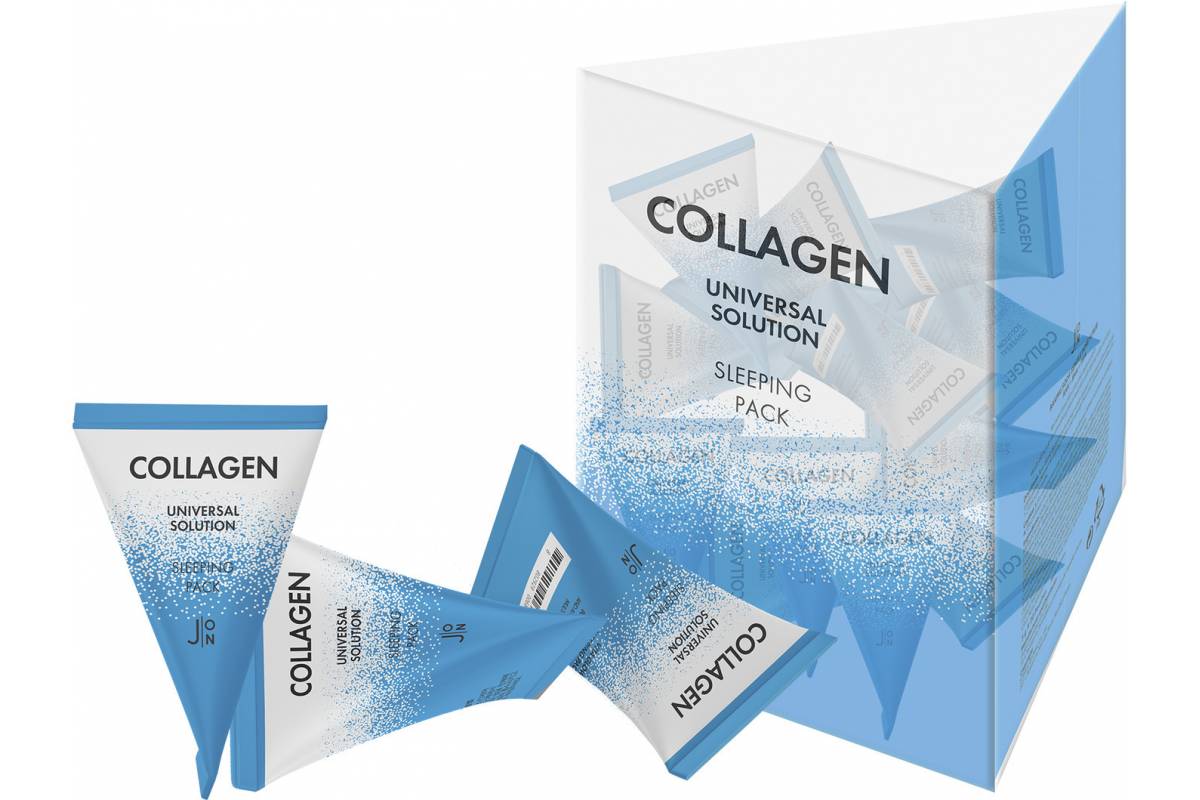 Ночная маска с коллагеном J:ON Collagen Universal Solution Sleeping Pack - 5 гр