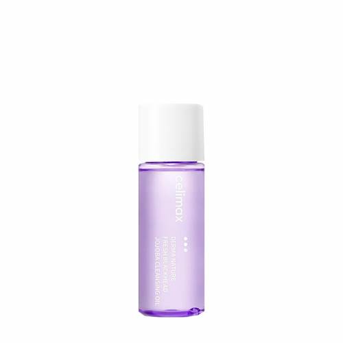 Миниатюра гидрофильного масла Celimax Derma Nature Fresh Blackhead Jojoba Cleansing Oil - 20 мл