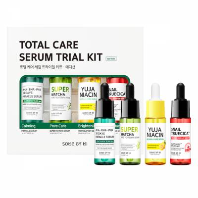 Набор из 4-х мини-версий сывороток Some By Mi Total Care Serum Trial Kit - 4*14 мл