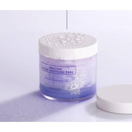 Успокаивающие пэды с азуленом PETITFEE Azulene Ultra Soothing Pads - 70 шт