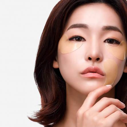 Гидрогелевые патчи против темных кругов Petitfee Chamomile Lightening Hydrogel Eye Patch - 60 шт