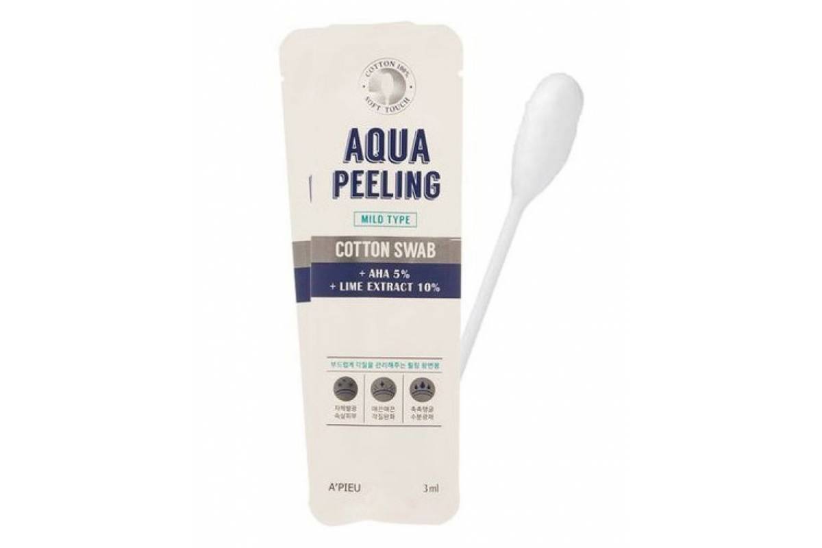 Пилинг на ватной палочке A'PIEU Aqua Peeling Cotton Swab Mild Type - 3 мл