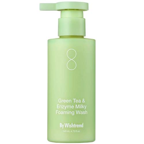 Энзимная пенка с зелёным чаем By Wishtrend Green Tea & Enzyme Milky Foaming Wash - 140 мл