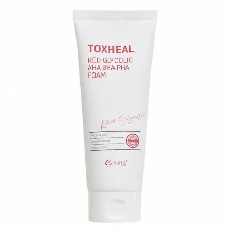 Отшелушивающая пенка с комплексом кислот Esthetic House Toxheal Red Glycolic AHA BHA PHA Foam - 150 мл