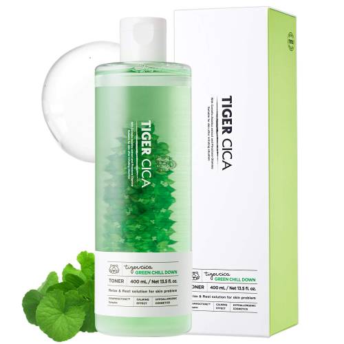 Успокаивающий тонер для лица с центеллой  It's Skin Tiger Cica Green Chill Down Toner - 400 мл