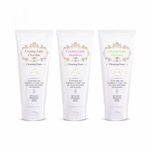 Очищающая пенка для умывания Missha Creamy Latte Cleansing Foam - 172 мл