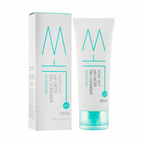 Слабокислотный гель для умывания с пробиотиками Ottie Soak Out Lacto Gel Cleanser - 100 мл