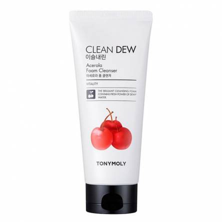 Очищающая пенка с ацеролой TONY MOLY Clean Dew Acerola Foam Cleanser - 180 мл