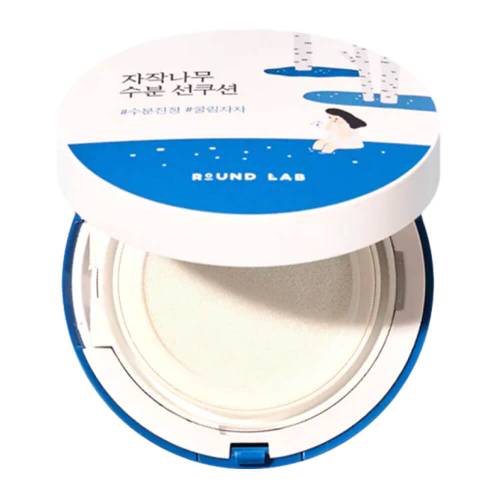 Солнцезащитный кушон с берёзовым соком Round Lab Birch Juice Moisturizing Sun Cushion SPF50+ PA++++ - 15 мл