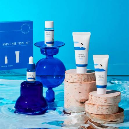 Travel-набор средств с берёзовым соком Round Lab Birch Juice Trial Kit