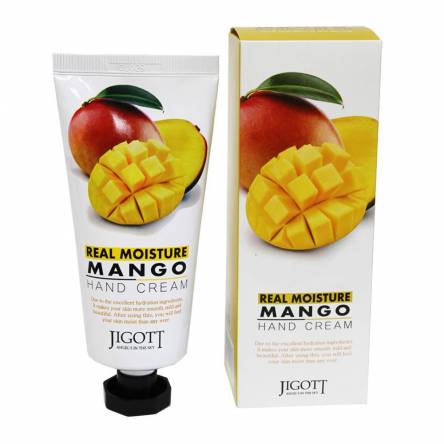 Крем для рук с экстрактом манго Jigott Real Moisture Hand Cream Mango - 100 мл