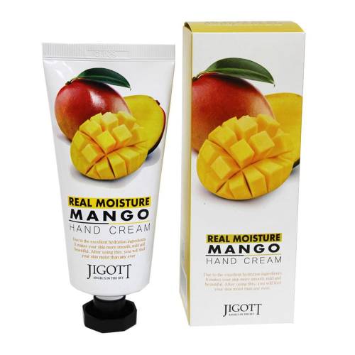 Крем для рук с экстрактом манго Jigott Real Moisture Hand Cream Mango - 100 мл