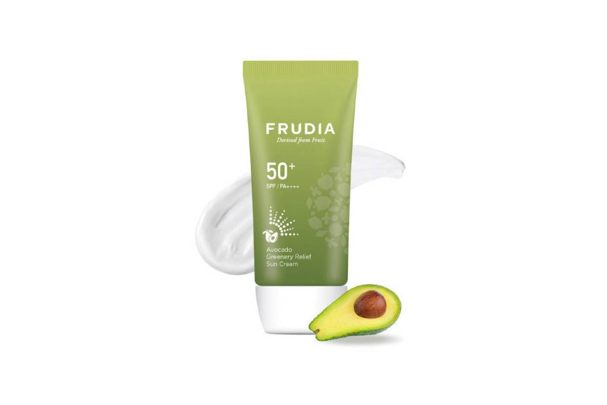 Солнцезащитный крем с авокадо FRUDIA Avocado Greenery Relief Sun Cream SPF50+ PA++++ - 50 мл Солнцезащитный крем с авокадо FRUDIA Avocado Greenery Relief Sun Cream SPF50+ PA++++ - 50 мл