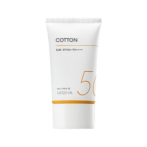 Солнцезащитное средство для лица MISSHA All Around Safe Block Cotton Sun SPF50 - 50 мл