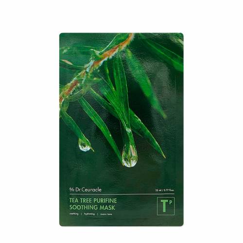 Противовоспалительная тканевая маска Dr.Ceuracle Tea Tree Purifine Soothing Mask - 23 мл