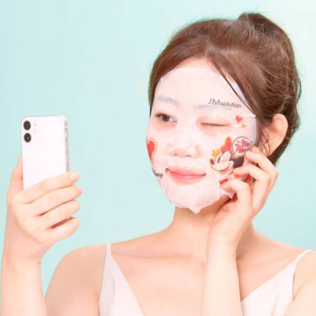  Противовоспалительная тканевая маска с чайным деревом JMSolution Disney Collection Selfie Barrier Tea Tree Mask - 30 мл