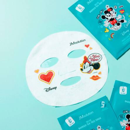  Противовоспалительная тканевая маска с чайным деревом JMSolution Disney Collection Selfie Barrier Tea Tree Mask - 30 мл