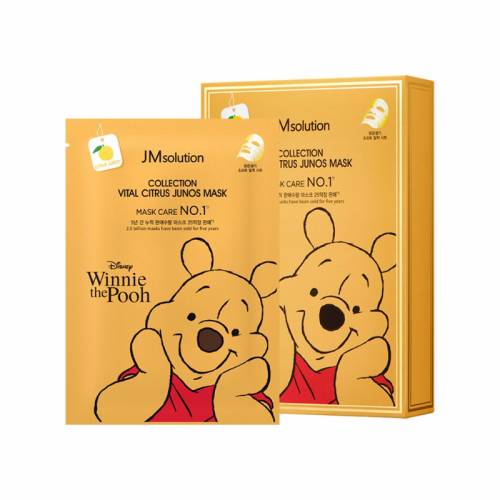 Тканевая маска с экстрактом юдзу Jmsolution Disney Collection Vital Citrus Junos Mask - 30 мл