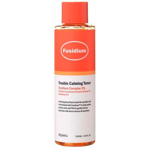 Успокаивающий тоник c фузидовой кислотой A'Pieu Fusidium Trouble Calming Toner - 210 мл