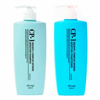 Набор шампунь и кондиционер для волос Esthetic House CP-1 Aquaxyl Complex 500 мл + 500 мл