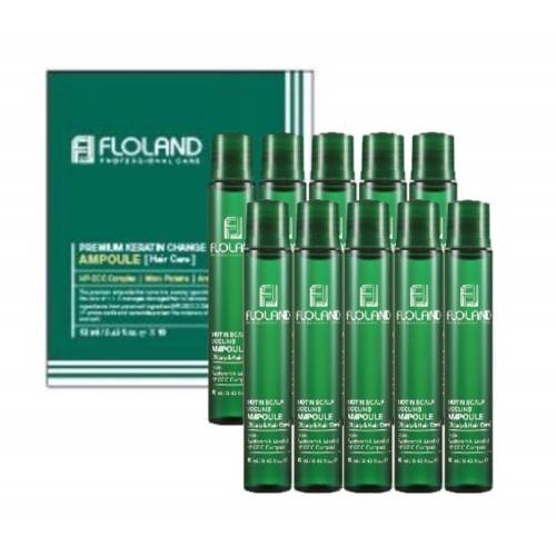 Охлаждающий филлер для волос и кожи головы Floland Biotin Scalp Cooling Ampoule - 13 мл