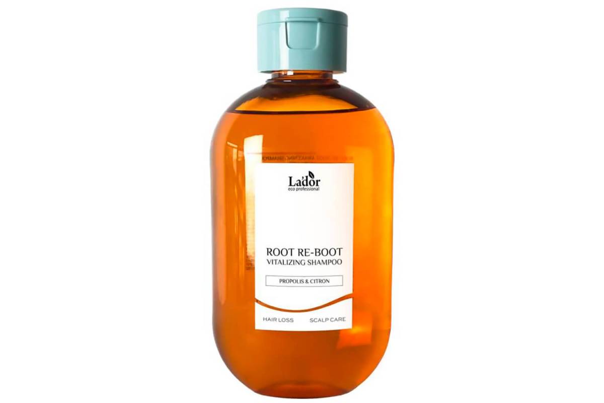 Шампунь для сухой кожи головы с прополисом Lador Root Re-Boot Vitalizing Shampoo Propolis & Citron - 300 мл