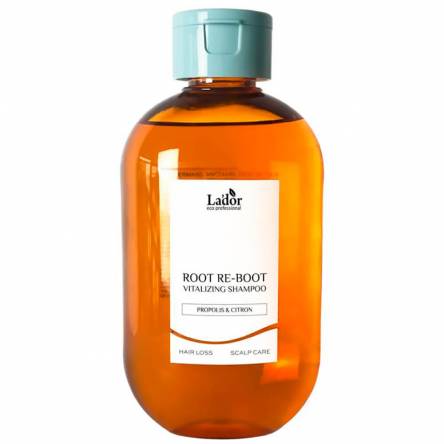 Шампунь для сухой кожи головы с прополисом Lador Root Re-Boot Vitalizing Shampoo Propolis & Citron - 300 мл