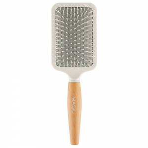 Деревянная антистатическая расчёска для волос Masil Wooden Paddle Brush - 151 гр