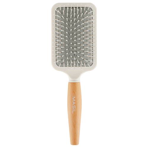 Деревянная антистатическая расчёска для волос Masil Wooden Paddle Brush - 151 гр