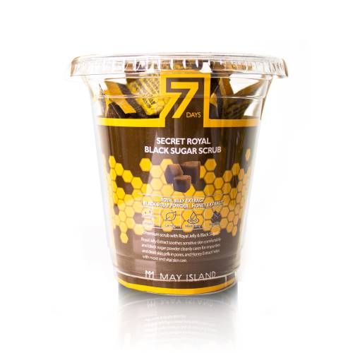 Сахарный скраб для лица May Island 7 Days Secret Royal Black Sugar Scrub - 3 гр