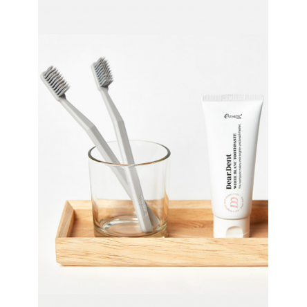Отбеливающая зубная паста с растительными экстрактами Esthetic House Dear.Dent White Blanc Toothpaste - 80 мл