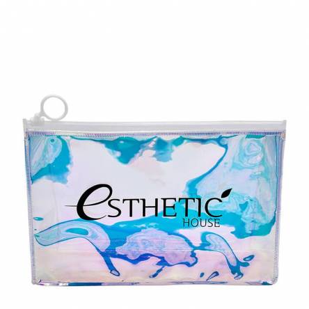 Голографическая косметичка-хамелеон Esthetic House Holographic Cosmetic Bag