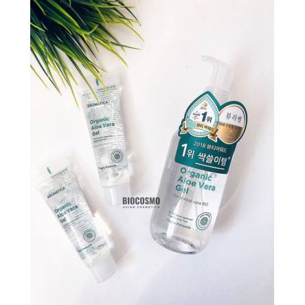 Миниатюра органического геля с алоэ AROMATICA 95% Organic Aloe Vera Gel - 50 мл