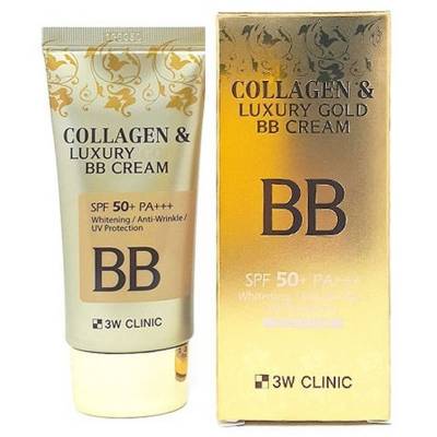 ББ крем с коллагеном 3W Clinic Collagen & Luxury Gold BB Cream - 50 мл