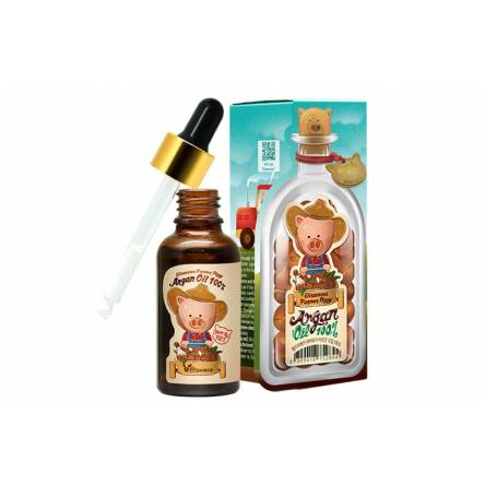 Аргановое масло для лица, тела и волос Elizavecca Farmer Piggy Argan Oil 100% - 30 мл