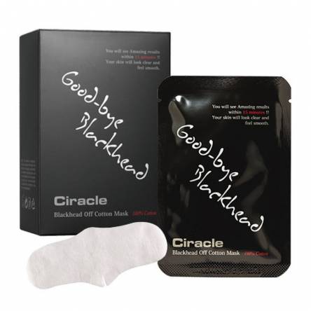 Салфетка для удаления чёрных точек Ciracle Blackhead Off Cotton Mask - 1 шт Салфетка для удаления чёрных точек Ciracle Blackhead Off Cotton Mask - 1 шт