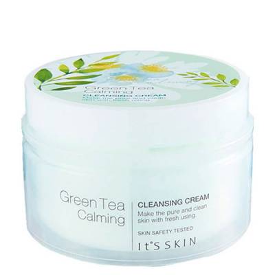 Очищающий крем для лица с зелёным чаем It's Skin Green Tea Calming  - 200 гр