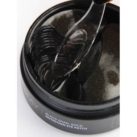 Гидрогелевые патчи для век с муцином улитки TRIMAY Black Snail Gold Nutrition Eye Patch - 90 шт Гидрогелевые патчи для век с муцином улитки TRIMAY Black Snail Gold Nutrition Eye Patch - 90 шт