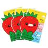 Пластыри от черных точек Tony Moly Homeless Strawberry Seeds 3-step Nose Pack