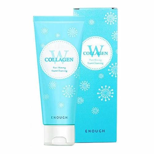 Пенка для умывания с коллагеном Enough W Collagen Pure Shining Foam Cleansing - 100 мл