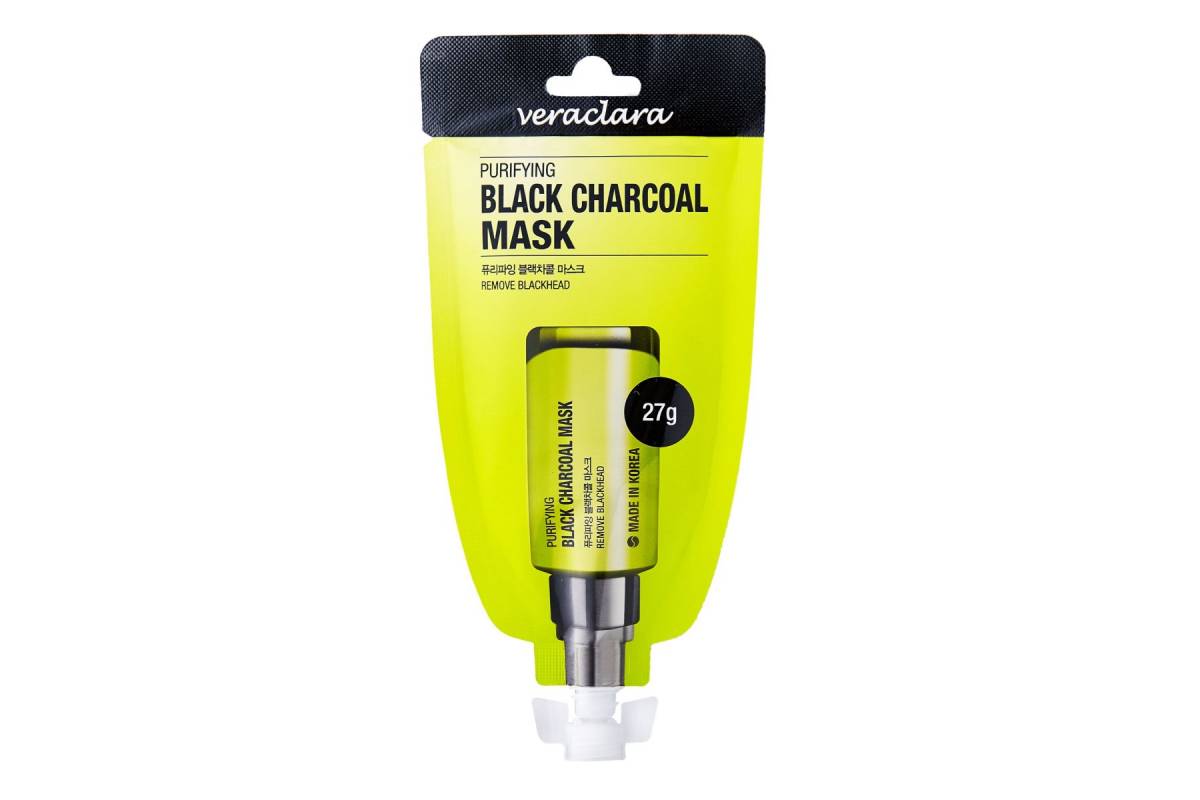 Очищающая маска против черных точек VERACLARA Purifying Black Charcoal Mask - 27 гр