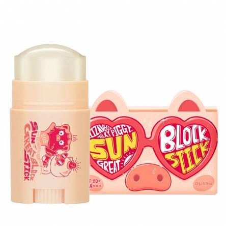 Солнцезащитный стик для лица ELIZAVECCA Milky Piggy Sun Great Block Stick SPF50+ PA+++ - 22 гр