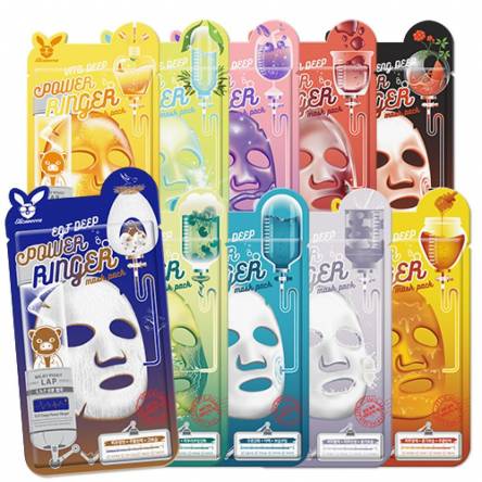 Тканевая маска для лица Elizavecca Deep Power Ringer Mask Pack - 23 мл