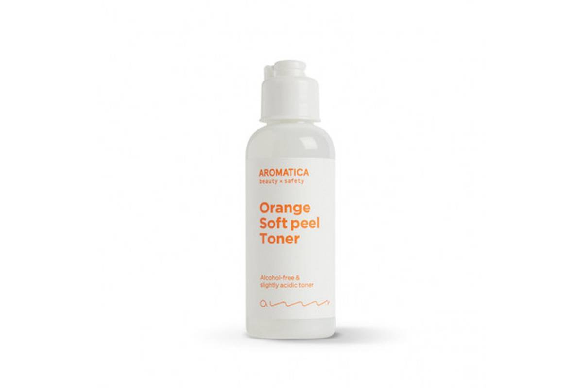Миниатюра тонера с апельсином Aromatica Orange Soft Peel Toner - 50 мл Миниатюра тонера с апельсином Aromatica Orange Soft Peel Toner - 50 мл