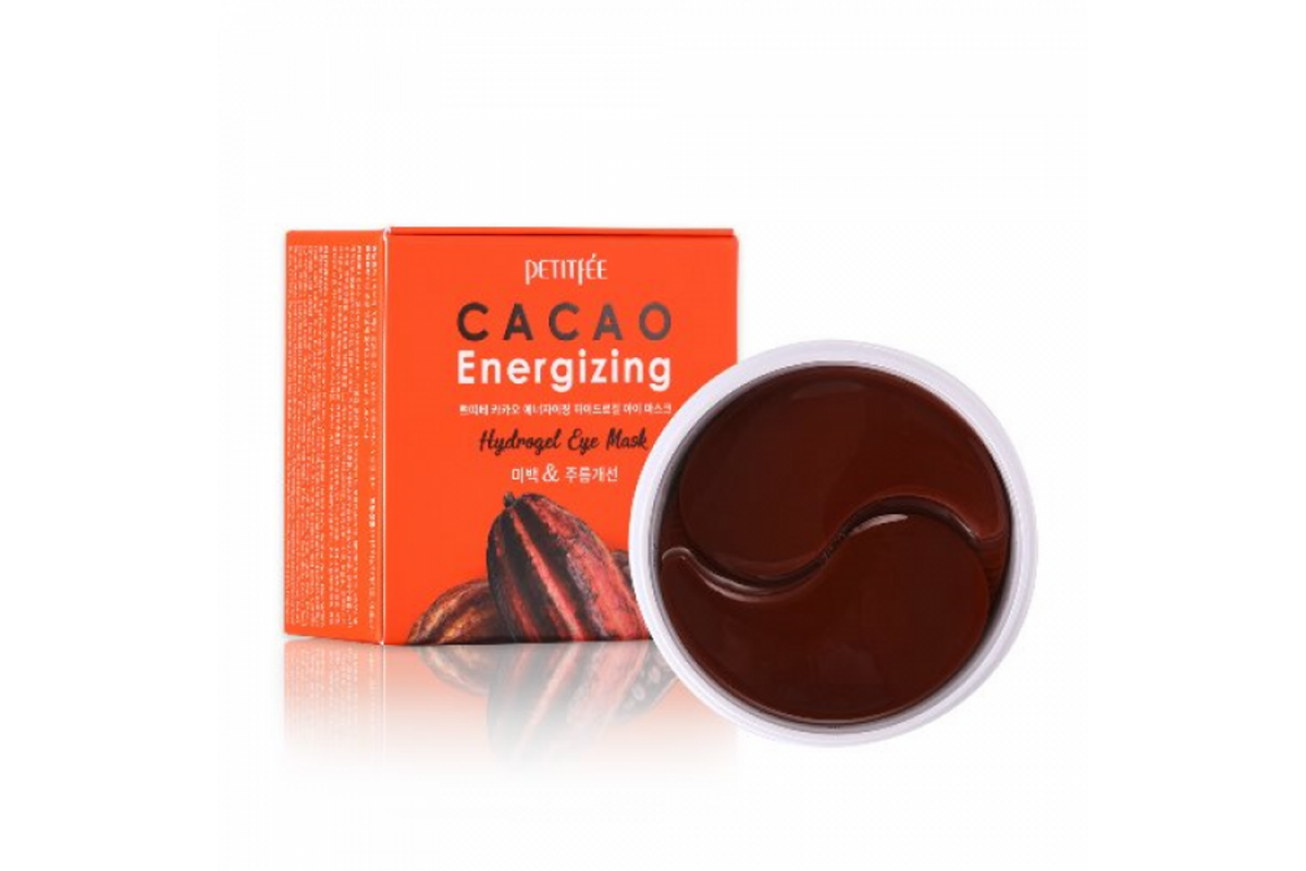 Тонизирующие гидрогелевые патчи с какао Petitfee Cacao Energizing Hydrogel Eye Patch - 60 шт