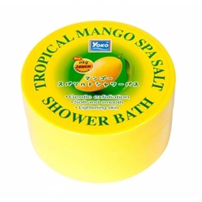 Скраб для тела c манго Yoko Tropical Mango Spa Salt Shower Bath - 240 гр