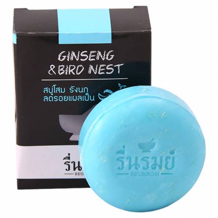 Натуральное мыло-скраб женьшень и ласточкино гнездо ReunRom Ginseng and Bird's Nest Soap