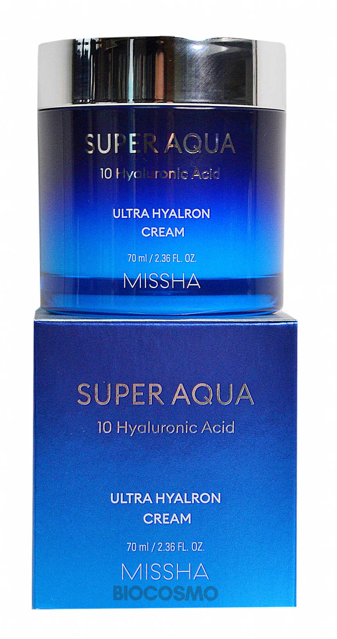 Увлажняющий крем для лица MISSHA Super Aqua Ultra Hyaluron Cream - 70 мл