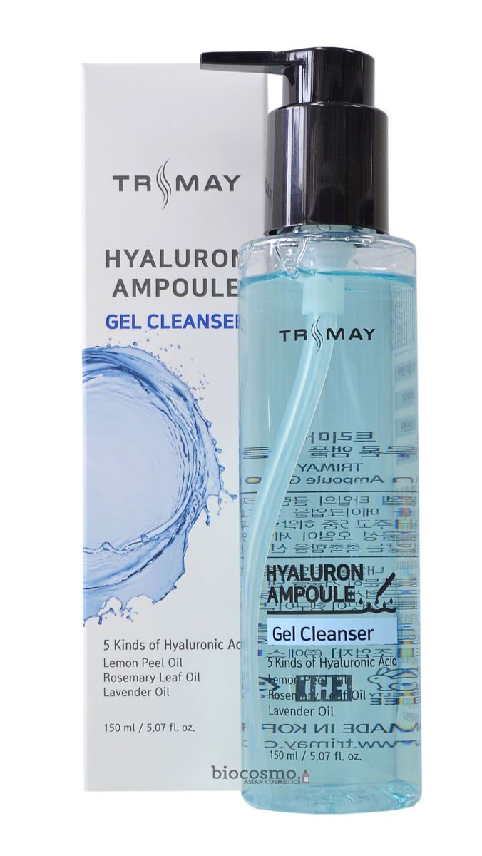 Очищающий гель с гиалуроновой кислотой Trimay Hyalurone Ampoule Gel Cleanser - 150 мл