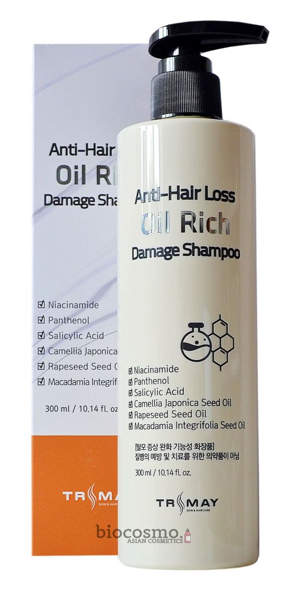 Шампунь для поврежденных волос Trimay Anti-Hair Loss Oil Rich Damage Shampoo - 300 мл